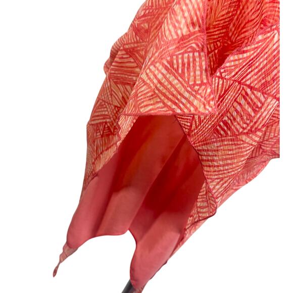 Speechless y2k Babydoll Fairy Dress Size 5 Geometric Coral Bead Lace Asymmetric - Picture 7 of 14